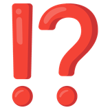 Exclamation Question Mark - Noto (Google)