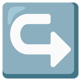 Rightwards Arrow with Hook - Noto (Google)