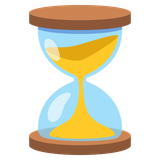 Hourglass With Moving Sand - Noto (Google)