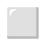 White Medium Square - Noto (Google)