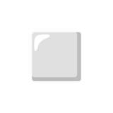 White Medium Small Square - Noto (Google)