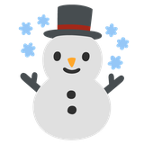 Snowman - Noto (Google)