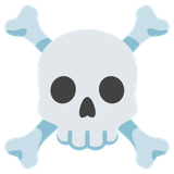 Skull and Crossbones - Noto (Google)