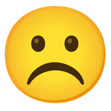 Frowning Face - Noto (Google)