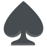 Black Spade Suit - Noto (Google)