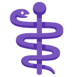 Medical Symbol (Staff of Aesculapius) - Noto (Google)