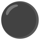 Black Circle - Noto (Google)