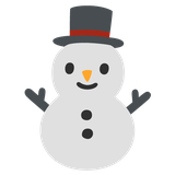 Snowman - Noto (Google)