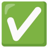 Check Mark Button - Noto (Google)