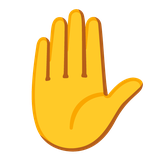 Raised Hand - Noto (Google)