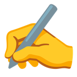 Writing Hand - Noto (Google)