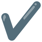 Check Mark - Noto (Google)