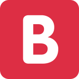 Negative Squared Latin Capital Letter B - Twemoji