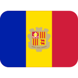 Flag: Andorra - Twemoji