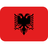 Flag: Albania - Twemoji