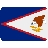 Flag: American Samoa - Twemoji