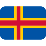 Flag: Åland Islands - Twemoji