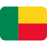 Flag: Benin - Twemoji