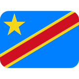 Flag: Democratic Republic of the Congo - Twemoji