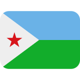Flag: Djibouti - Twemoji