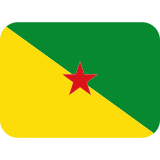 Flag: French Guiana - Twemoji