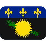 Flag: Guadeloupe - Twemoji