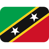 Flag: Saint Kitts & Nevis - Twemoji
