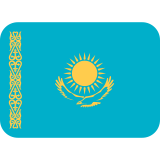 Flag: Kazakhstan - Twemoji