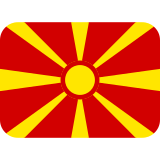 Flag: North Macedonia - Twemoji