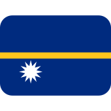 Flag: Nauru - Twemoji