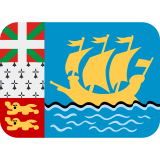 Flag: Saint Pierre and Miquelon - Twemoji