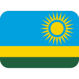 Flag: Rwanda - Twemoji