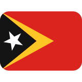 Flag: Timor-Leste (East Timor) - Twemoji
