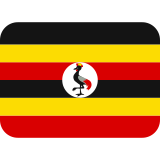 Flag: Uganda - Twemoji