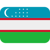Flag of Uzbekistan - Twemoji
