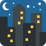 Night With Stars - Twemoji