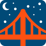 Bridge at Night - Twemoji