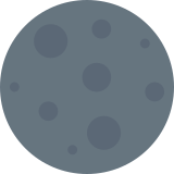 New Moon - Twemoji