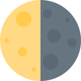 Last Quarter Moon - Twemoji