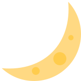 Crescent Moon - Twemoji