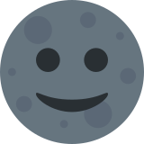 New Moon Face - Twemoji