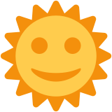 Sun with Face - Twemoji
