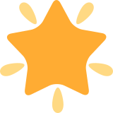 Glowing Star - Twemoji