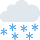 Cloud With Snow - Twemoji