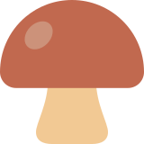 Mushroom on Brown Square - Twemoji