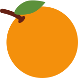 Tangerine - Twemoji