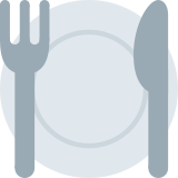 Fork and Knife With Plate - Twemoji