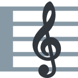 Musical Score - Twemoji