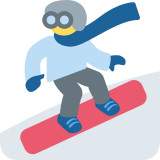 Snowboarder - Twemoji