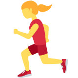 Woman Running - Twemoji